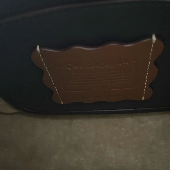 Coach Green and Blue Shoulder Bag - Picture 3 of 3